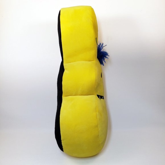 16" Emo Yellow Bunny Just Born Plush FOREVER PUNK, Spike Collar & Earring - Picture 3 of 9